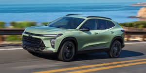 2025 Chevy Trax Driving Down Coast