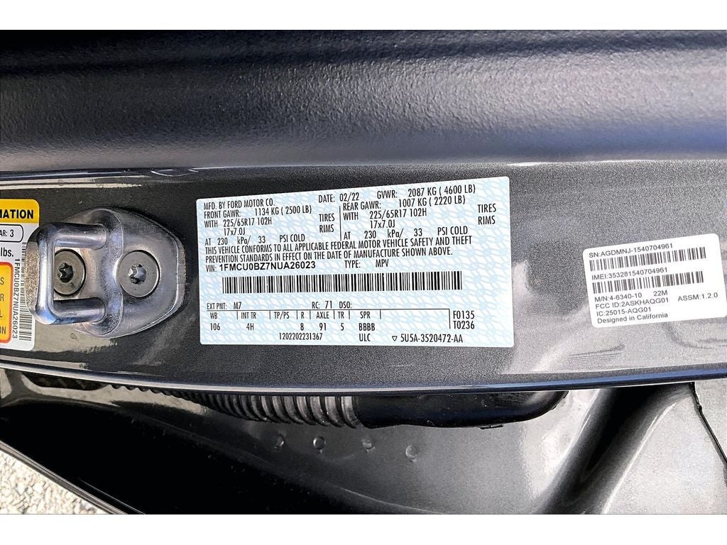 2022 Ford Escape SE Hybrid