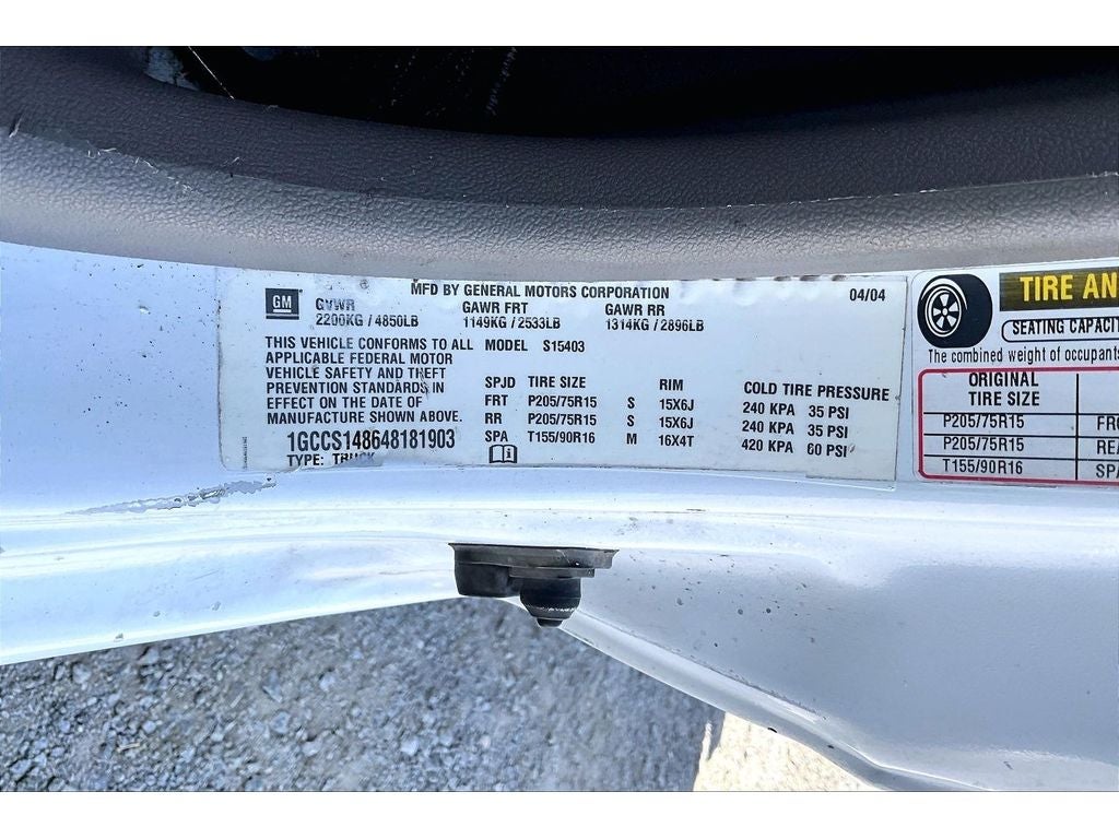 2004 Chevrolet Colorado Z85