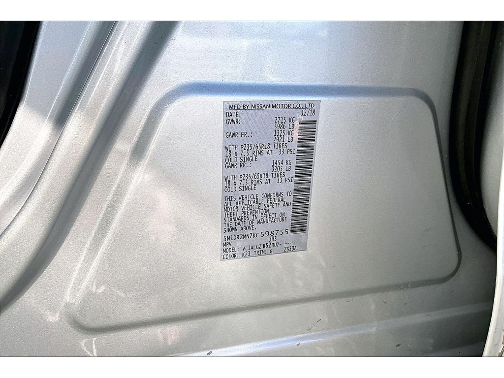 2019 Nissan Pathfinder SL