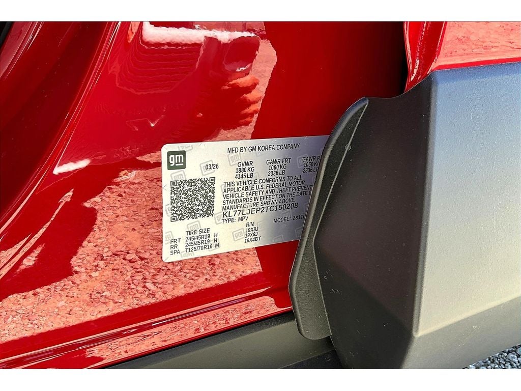 2026 Chevrolet Trax 2RS