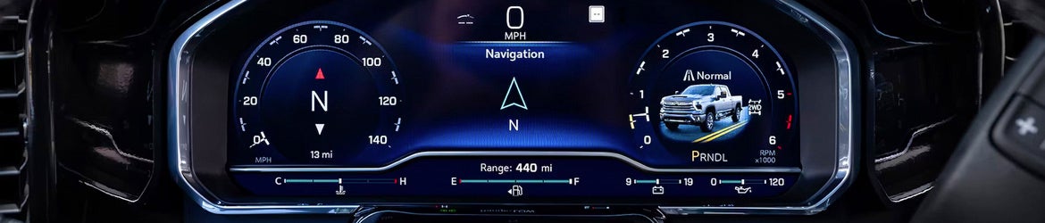 Navigation on 2025 Silverado HD