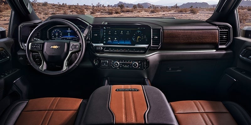 Interior of the 2024 Silverado 2500