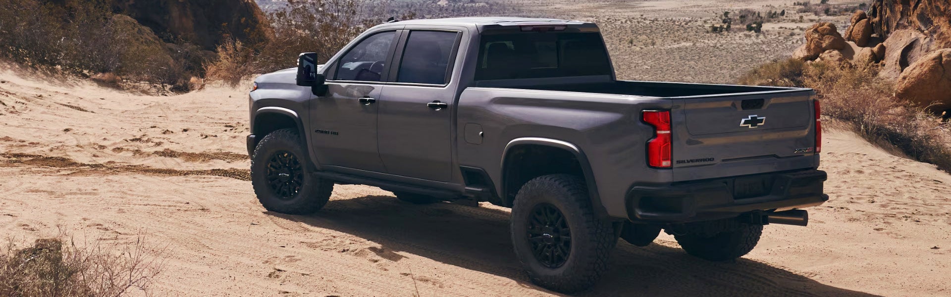 Chevy Silverado HD in Nevada Desert