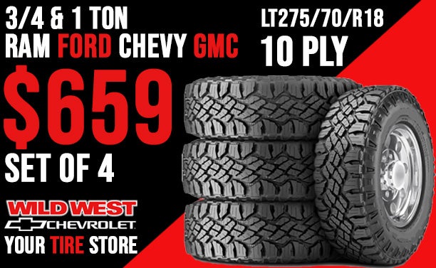 Tire Sale LT275/70/R18